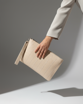 The Axis Clutch - Sand Beige